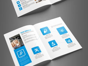 大氣藍(lán)色企業(yè)形象公司宣傳畫(huà)冊(cè)設(shè)計(jì) 高清AI模板下載與策劃指南